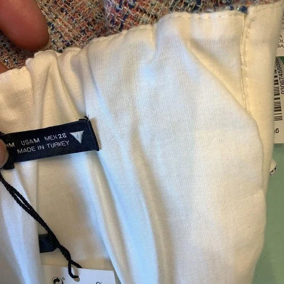 NWT ❤️ ZARA Tweed Bralette 😎💙💖🌸 - Picture 3 of 4